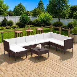 9-Piece Outdoor Lounge Set Specifications and Features