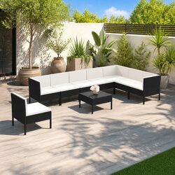 9 Piece Garden Lounge Set: Specifications and Features