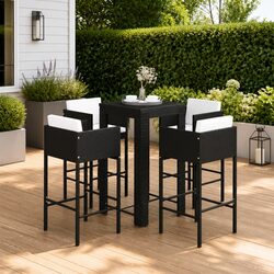 5 Piece Outdoor Bar Set - Dimensions and Specifications