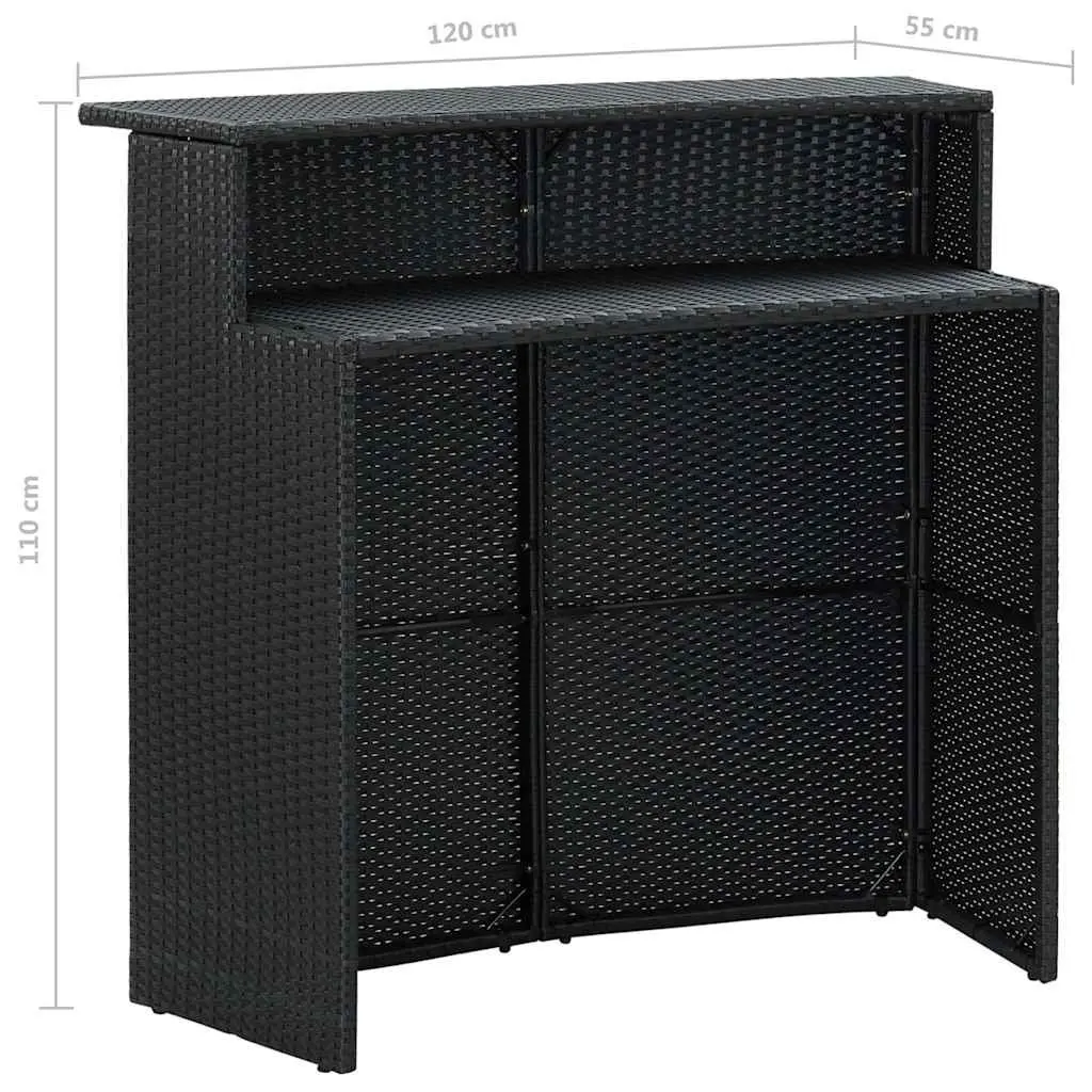 3 Piece Outdoor Garden Bar Set