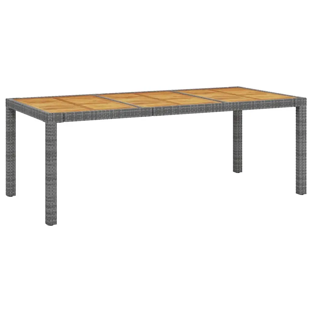 7 Piece Grey Patio Dining Set for Outdoor Use with Removable Cushions and Durable Steel Frame