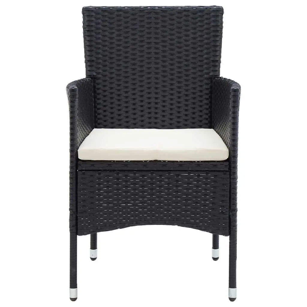 7 Piece Outdoor Dining Set Garden Patio Furniture Poly Rattan Chairs Table