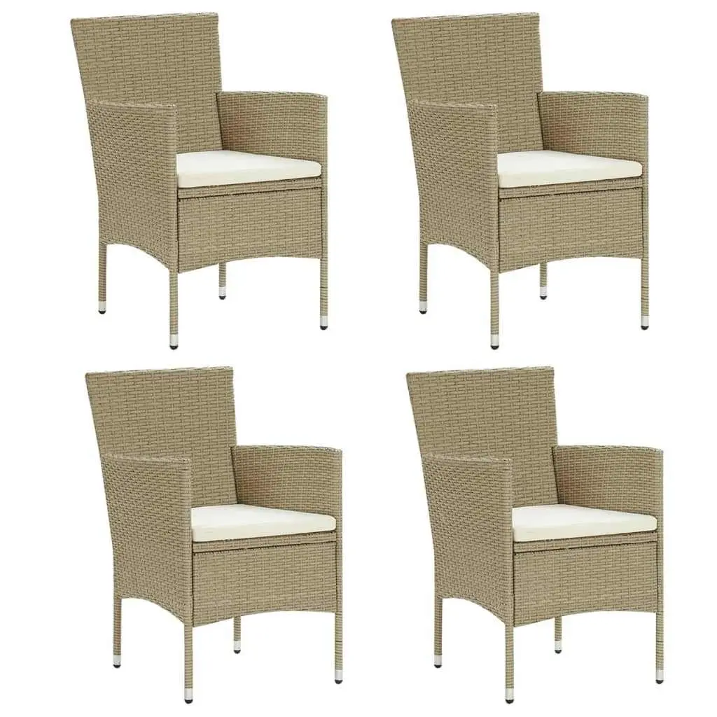 Garden Dining Set Outdoor Patio Furniture 5 Piece with Cushions
