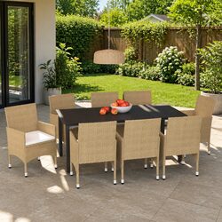 9-Piece Outdoor Dining Set: Specifications and Features