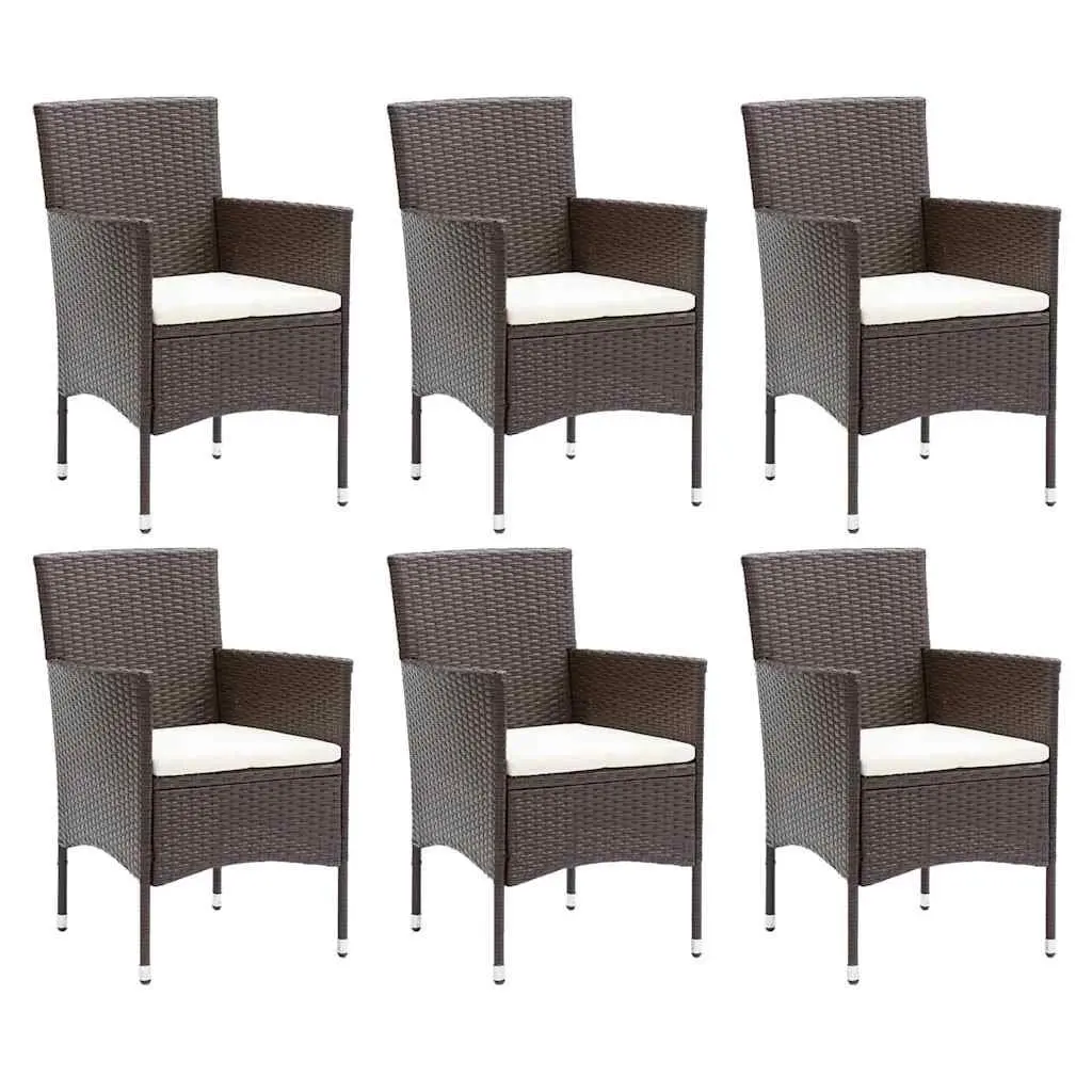 Garden Dining Set Outdoor Patio Furniture 7 Piece with Cushions