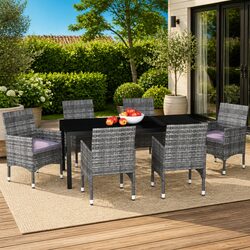 7 Piece Garden Dining Set Specifications and Features