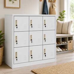 Specifications of 5-Piece Locker Cabinet Set - Steel, Grey