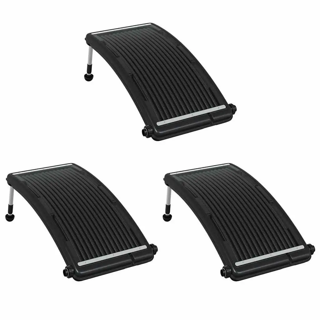 Solar Pool Heater Panels Set Above Ground Pool 110x65cm 3 Piece
