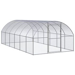 Specifications of Outdoor Chicken Coop 3x6x2 m in Galvanised Steel