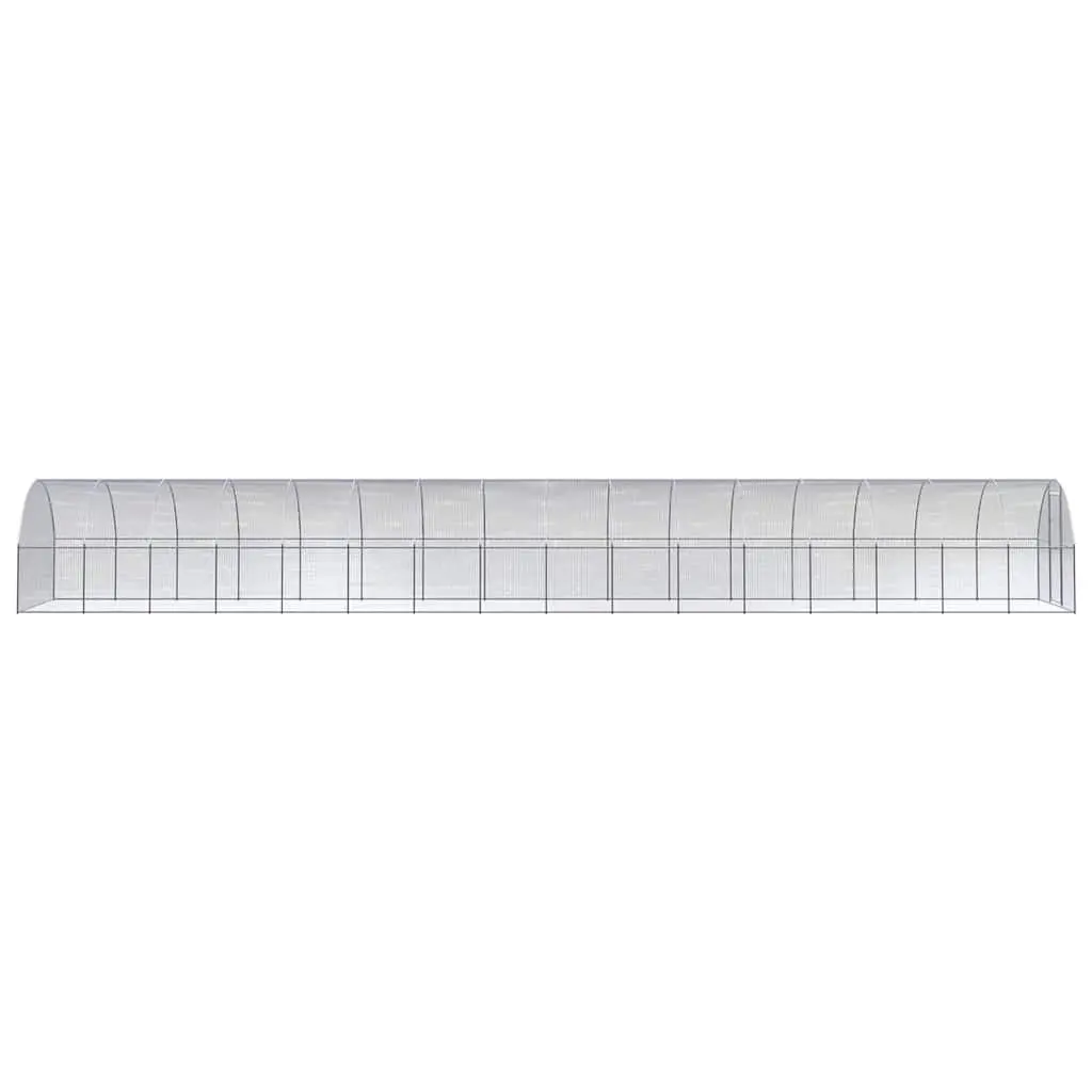 Outdoor Chicken Coop for Backyard 3x16x2m Galvanised Steel Poultry Enclosure Run Cage