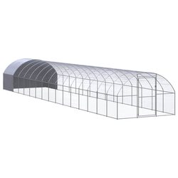 Specifications of Outdoor Chicken Coop 3x16x2m Galvanised Steel