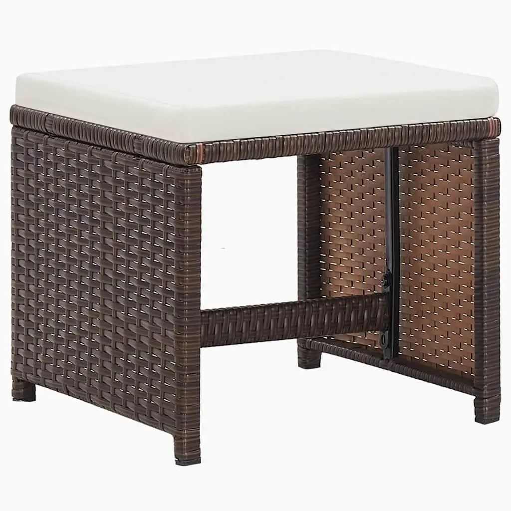 9 Piece PE Rattan Outdoor Dining Set