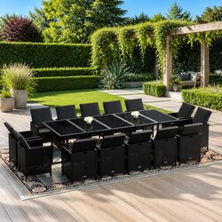15-Piece Outdoor Dining Set: Specs & Features Overview