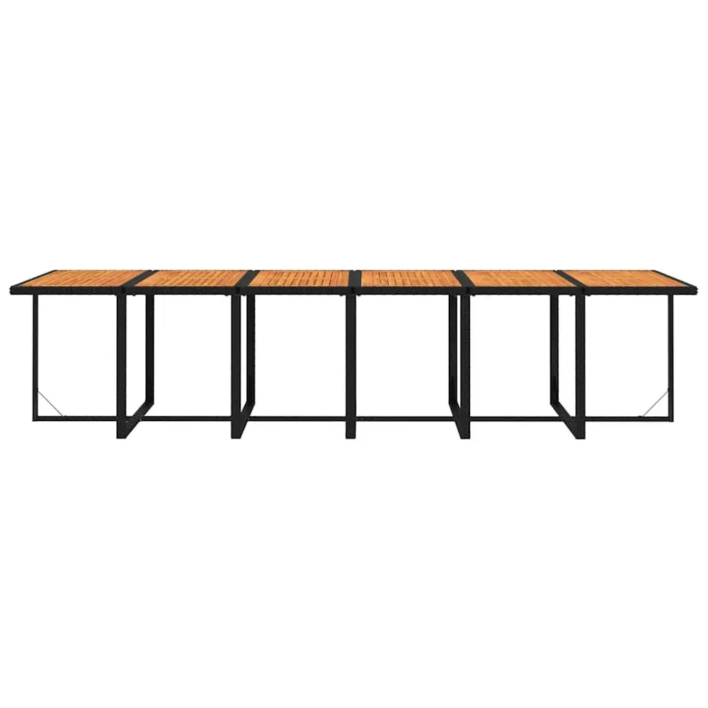 Poly Rattan 13 Piece Garden Dining Set