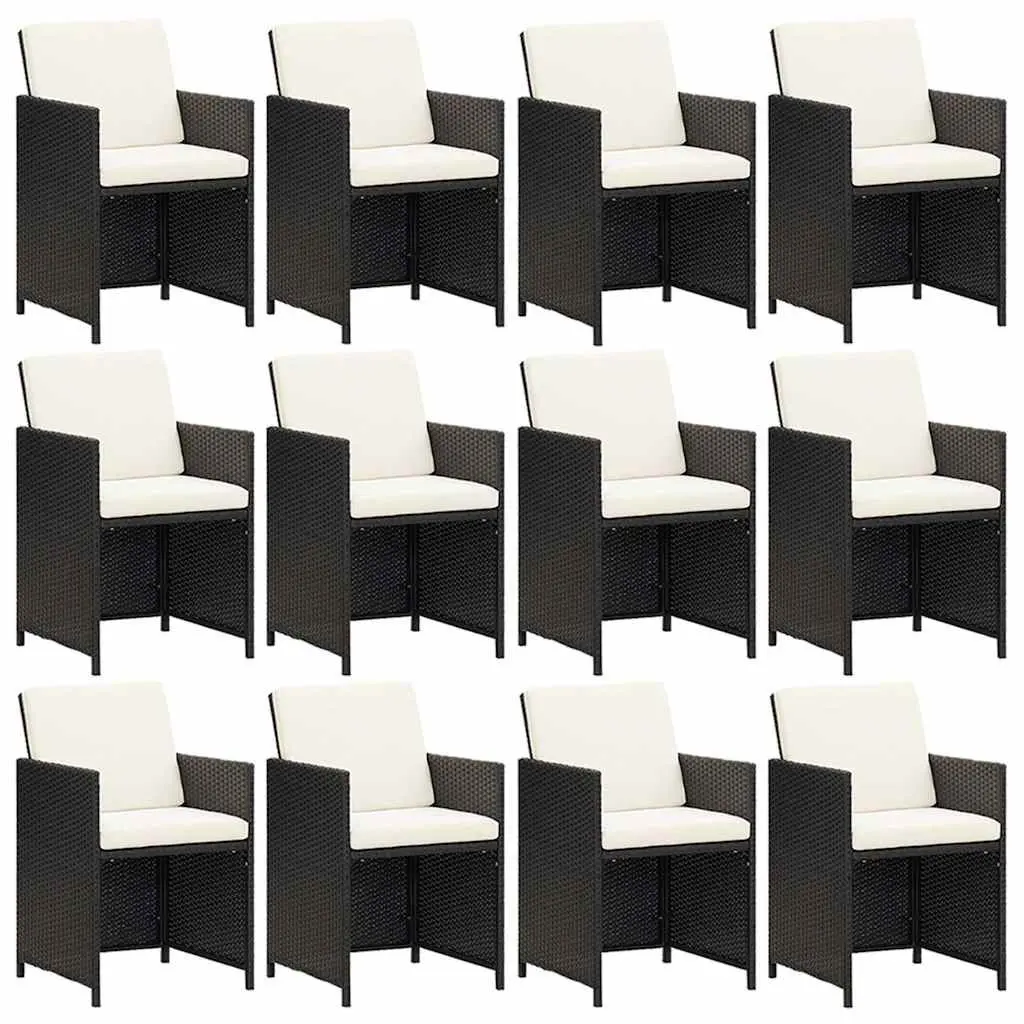 Poly Rattan 13 Piece Garden Dining Set