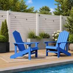 Adirondack Chairs 2-Pack: Weather-Resistant & Comfortable