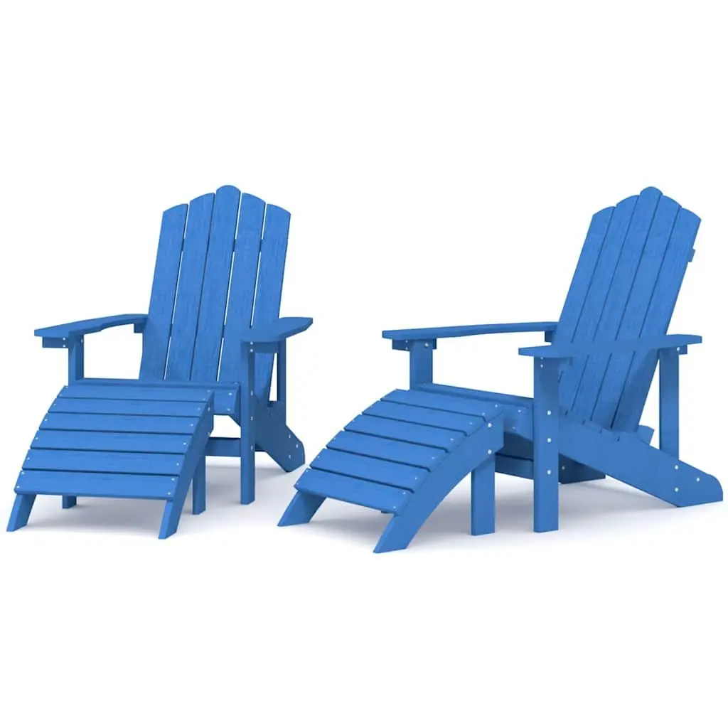 Outdoor Adirondack Chairs Set