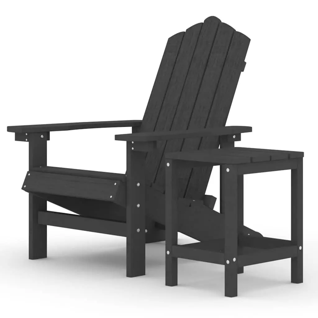 Adirondack Chair with Attached Table