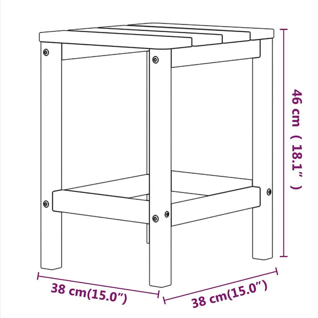 Adirondack Chair with Attached Table