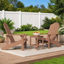 Adirondack Chairs and Side Table Set Specifications