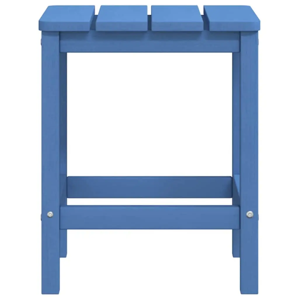 Adirondack Outdoor Chairs with Table Set Garden Patio Seating Blue