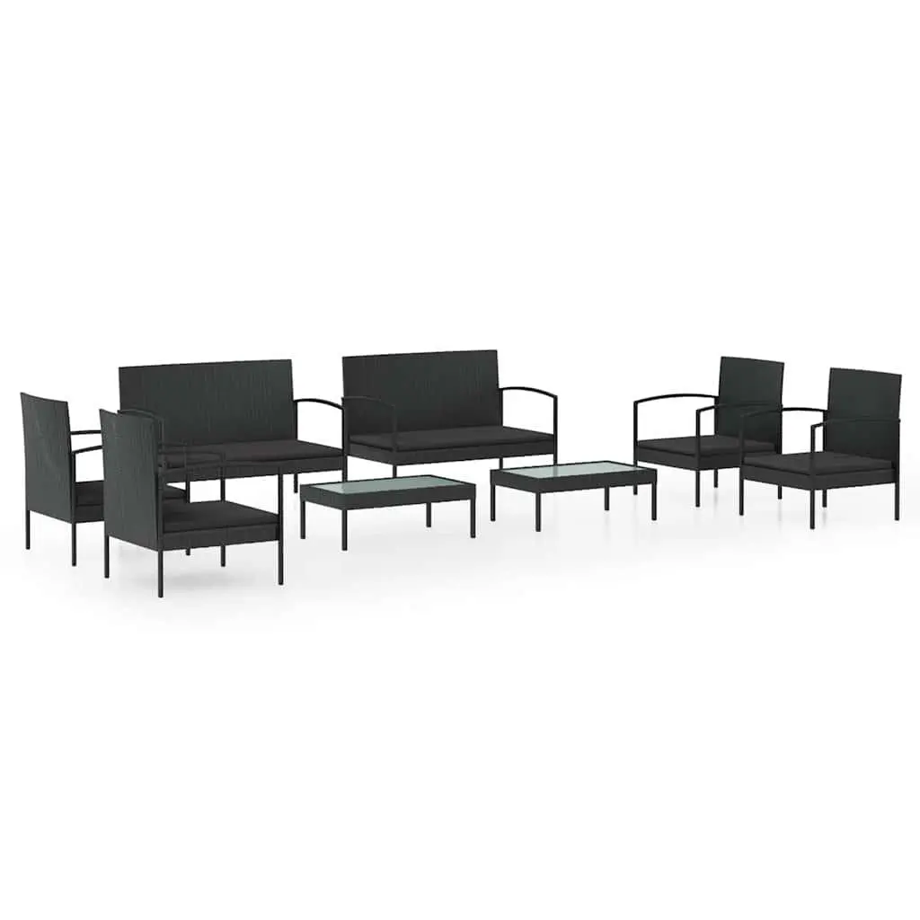 Garden Lounge Set Outdoor Furniture 8 Piece Patio Sofa with Cushions