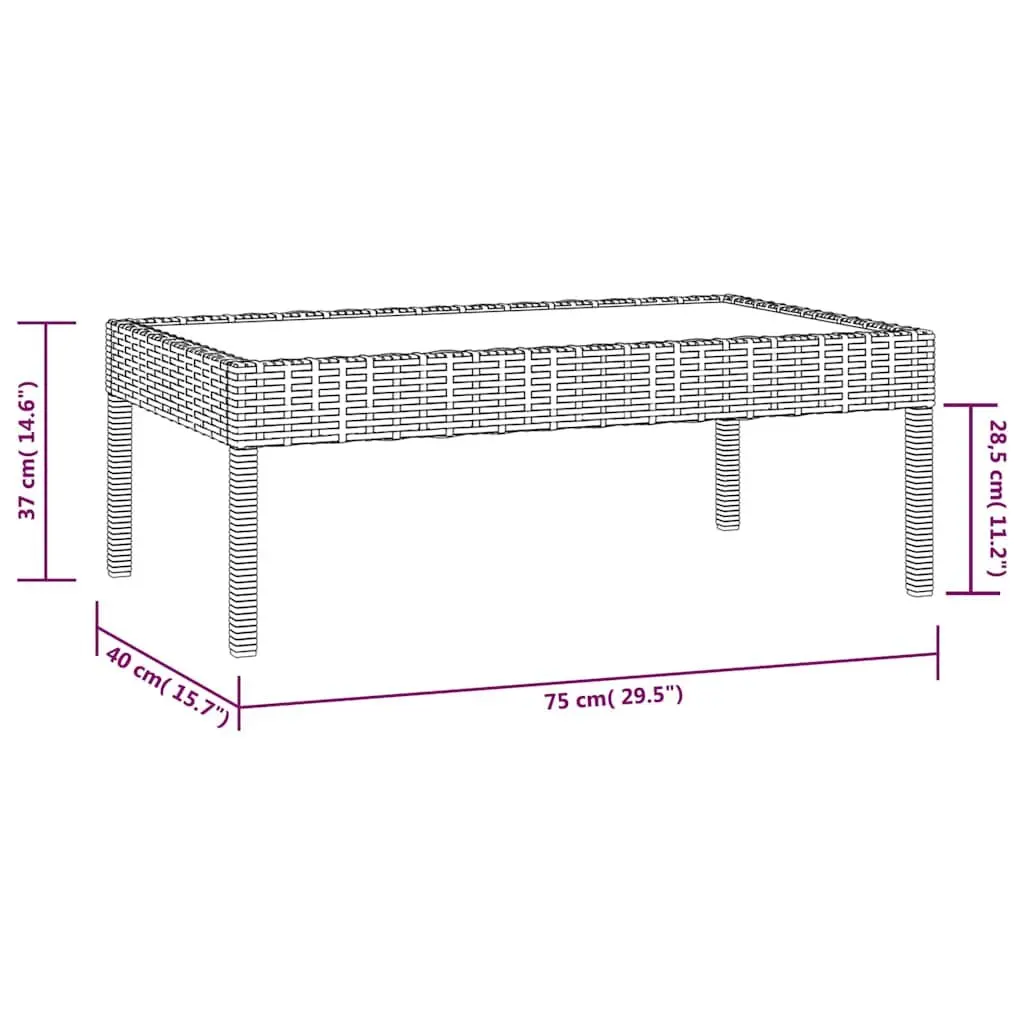 8-Piece Black Patio Lounge Set