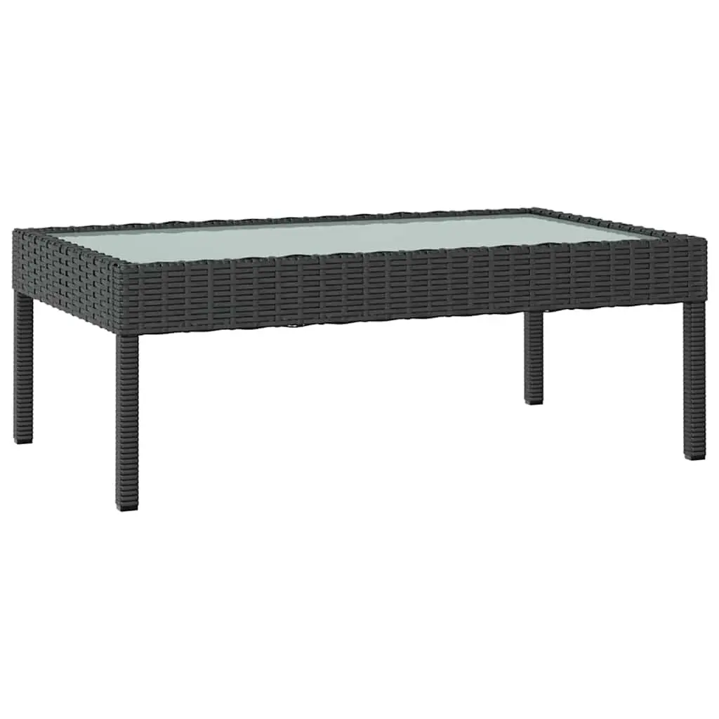 8-Piece Black Patio Lounge Set