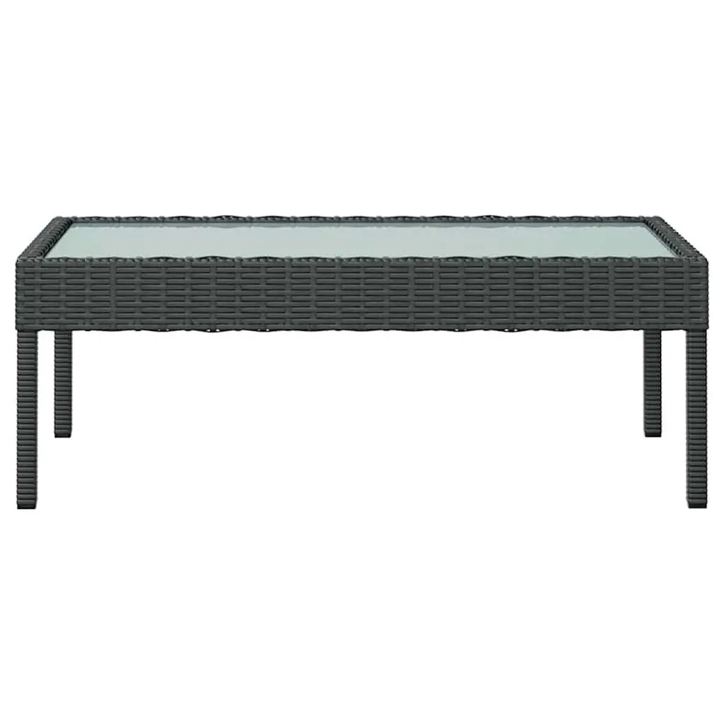 8-Piece Black Patio Lounge Set