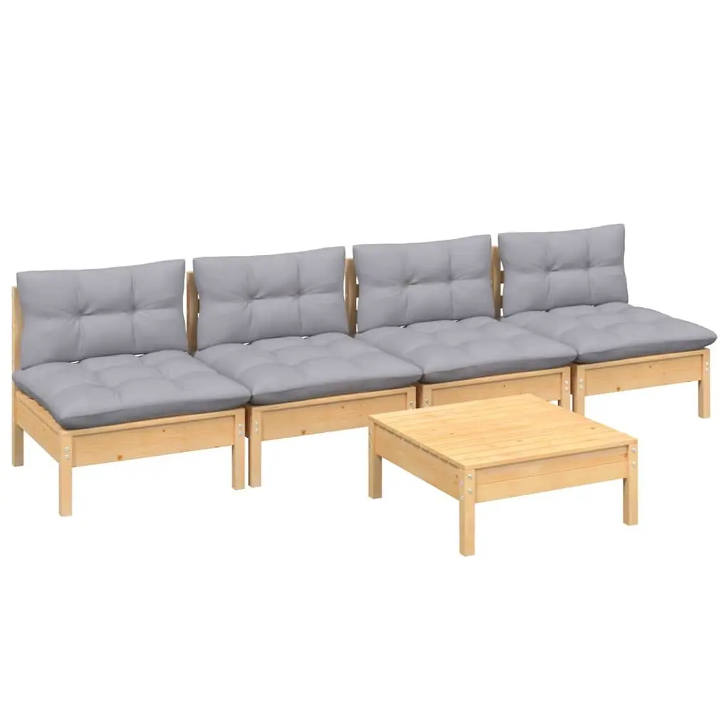 5-Piece Modular Garden Lounge Set