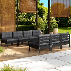 Specifications of 8 Piece Garden Lounge Set with Cushions