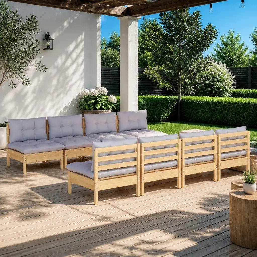 6 Piece Modular Garden Lounge Set