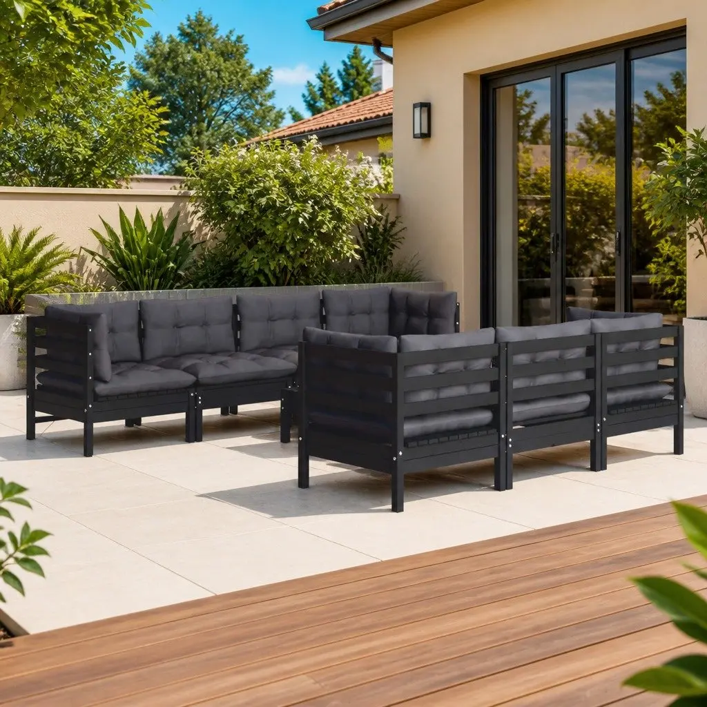 8 Piece Modular Outdoor Lounge Set
