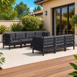 Specifications of 8 Piece Modular Outdoor Lounge Set