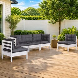 Specifications of 5-Piece Garden Lounge Set with Cushions