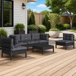 Specifications of 6-Piece Modular Garden Lounge Set