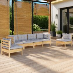 6 Piece Outdoor Lounge Set - Dimensions and Features