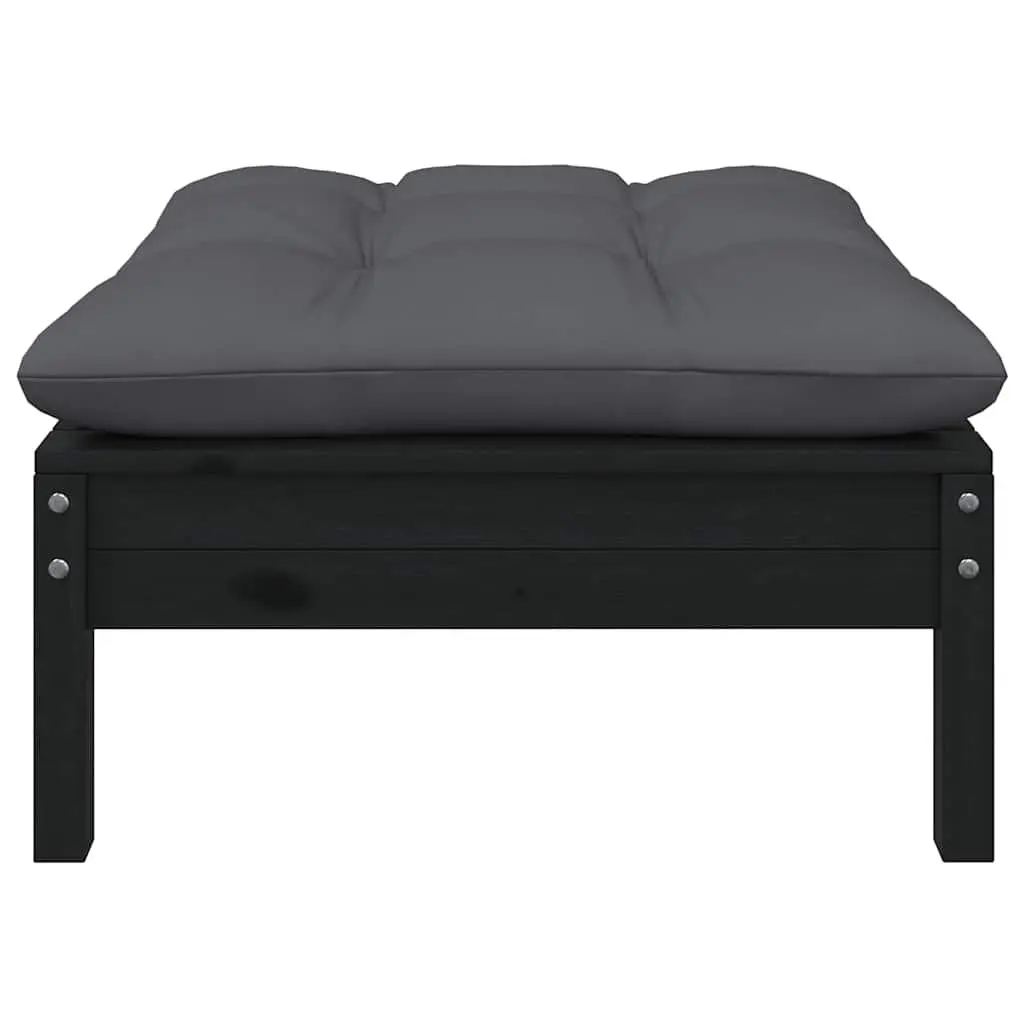 7 Piece Solid Pinewood Garden Lounge Set