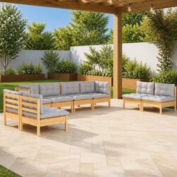 8-Piece Garden Lounge Set Specifications and Details