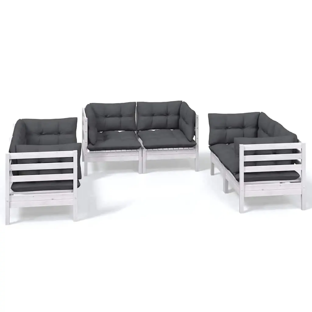Garden Lounge Set Outdoor Patio Furniture 6 Piece Modular