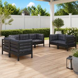 7 Piece Garden Lounge Set: Specs and Materials