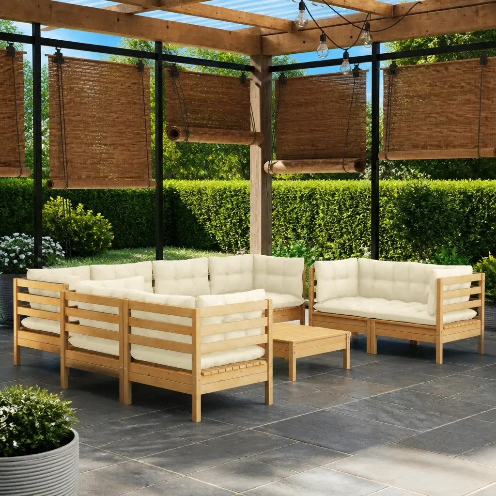 9 Piece Modular Garden Lounge Set