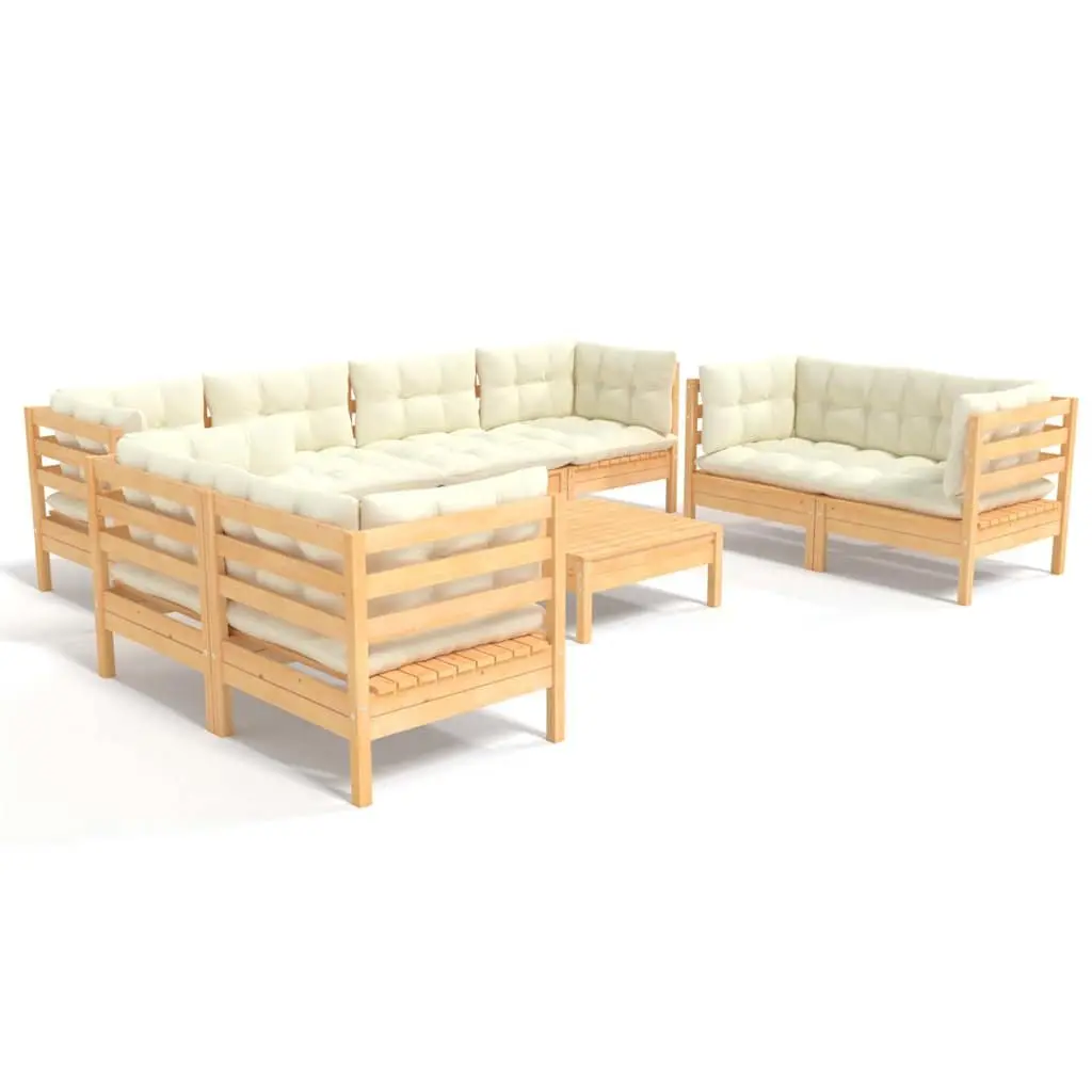 9 Piece Modular Garden Lounge Set
