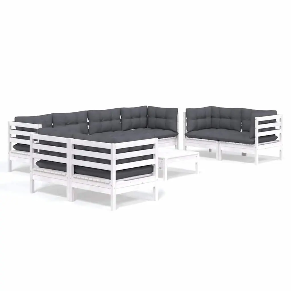 Garden Lounge Set Outdoor Patio Furniture 9 Piece Modular