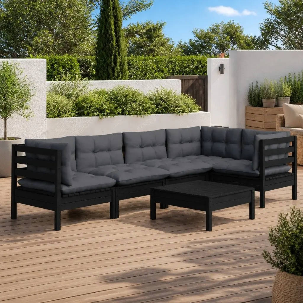 6 Piece Modular Garden Lounge Set