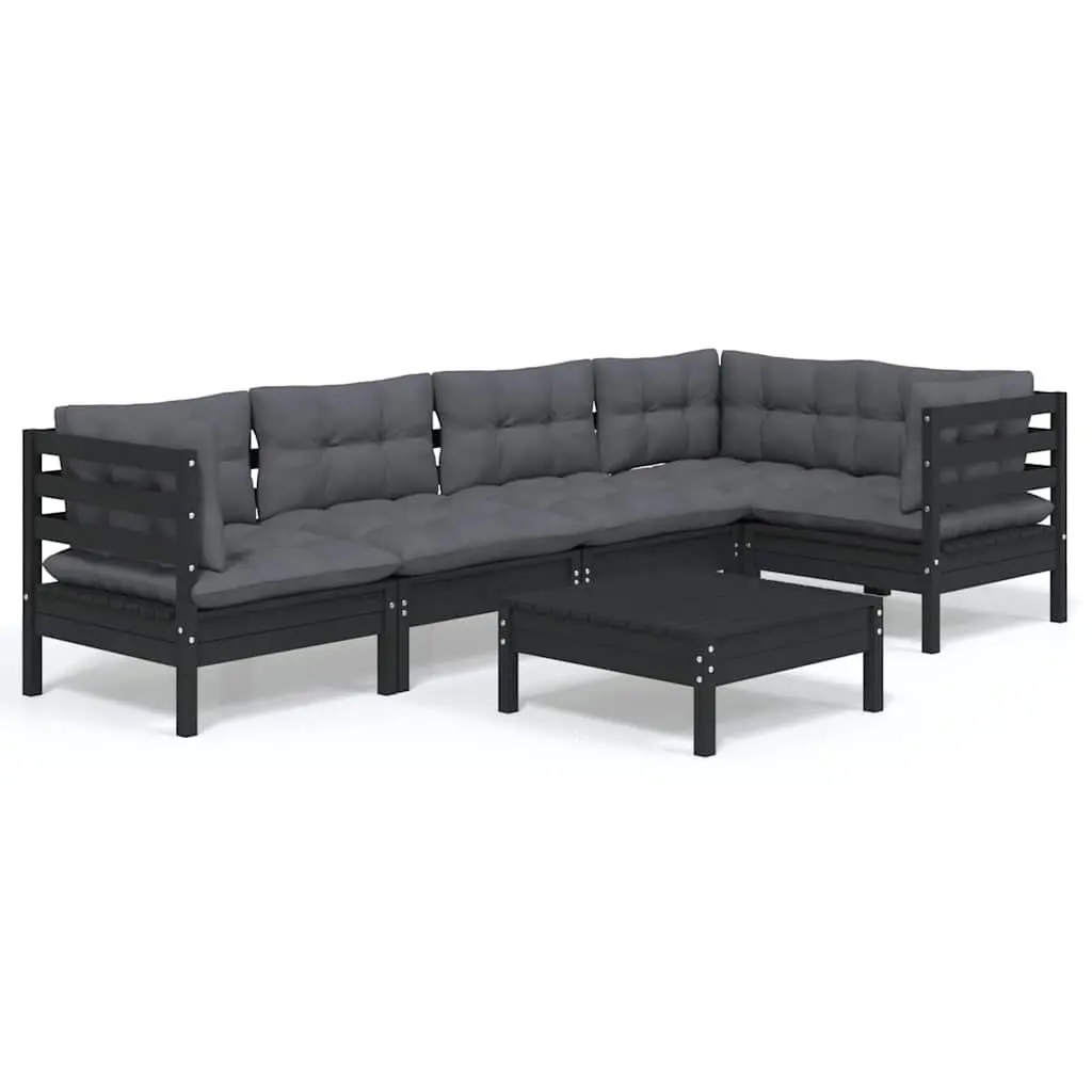 6 Piece Modular Garden Lounge Set