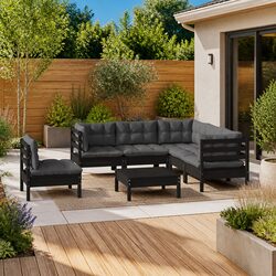 Specifications of 6-Piece Garden Lounge Set with Cushions
