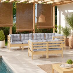 Factual Overview: 7-Piece Garden Lounge Set Specifications