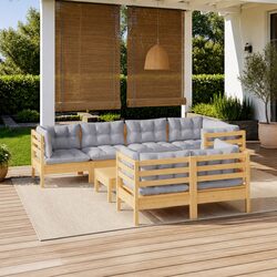 Specifications of 8 Piece Modular Garden Lounge Set