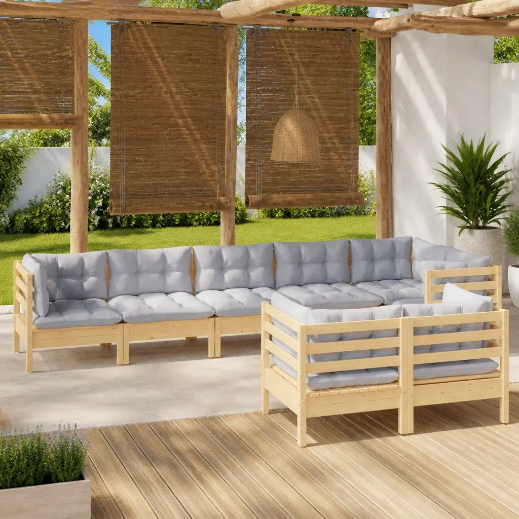 8-Piece Modular Garden Lounge Set